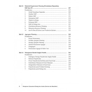 Manajemen Operasional Strategi dan Analisa ( Service dan Manufactur)