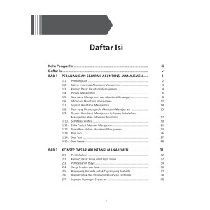 Akuntansi Manajemen: Pendekatan Kontemporer