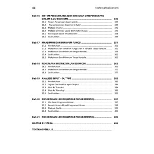 Matematika Ekonomi