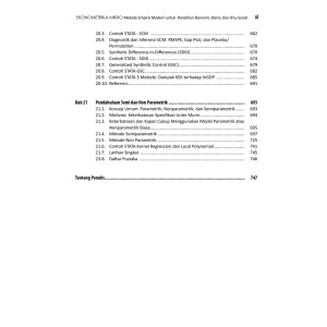 EKONOMETRIKA MIKRO  Metode Empiris Modern untuk  Penelitian Ekonomi, Bisnis, dan Ilmu Sosial