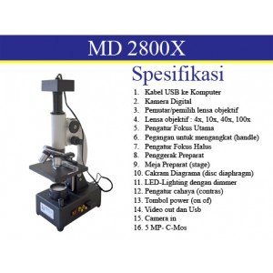 Mikroskop Digital MD 2800 X