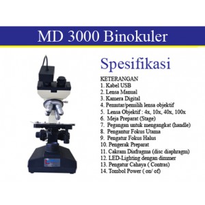Mikroskop Digital MD 3000 Binokuler